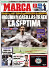 Portada diario Marca del 8 de Febrero de 2009