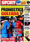 Portada diario Sport del 8 de Febrero de 2009