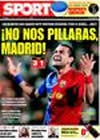 Portada diario Sport del 9 de Febrero de 2009