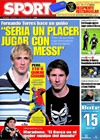 Portada diario Sport del 11 de Febrero de 2009