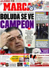 Portada diario Marca del 13 de Febrero de 2009