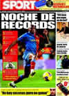 Portada diario Sport del 14 de Febrero de 2009