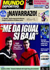 Portada Mundo Deportivo del 20 de Febrero de 2009