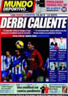 Portada Mundo Deportivo del 21 de Febrero de 2009