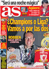 Portada diario AS del 24 de Febrero de 2009