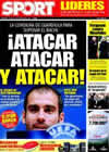 Portada diario Sport del 24 de Febrero de 2009