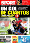 Portada diario Sport del 25 de Febrero de 2009