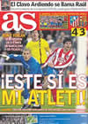 Portada diario AS del 2 de Marzo de 2009