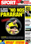 Portada diario Sport del 6 de Marzo de 2009