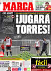 Portada diario Marca del 9 de Marzo de 2009