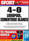 Portada diario Sport del 11 de Marzo de 2009