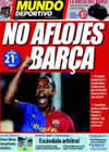 Portada Mundo Deportivo del 15 de Marzo de 2009