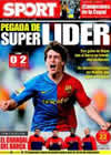 Portada diario Sport del 16 de Marzo de 2009