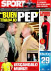 Portada diario Sport del 18 de Marzo de 2009