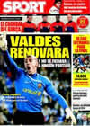 Portada diario Sport del 19 de Marzo de 2009