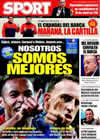 Portada diario Sport del 21 de Marzo de 2009