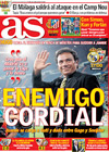 Portada diario AS del 22 de Marzo de 2009