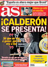 Portada diario AS del 27 de Marzo de 2009