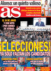 Portada diario AS del 30 de Marzo de 2009