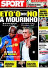 Portada diario Sport del 31 de Marzo de 2009