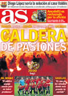 Portada diario AS del 1 de Abril de 2009