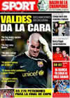 Portada diario Sport del 1 de Abril de 2009