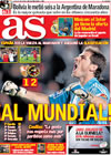 Portada diario AS del 2 de Abril de 2009