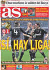 Portada diario AS del 5 de Abril de 2009