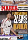 Portada diario Marca del 6 de Abril de 2009