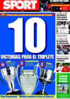 Portada diario Sport del 13 de Abril de 2009