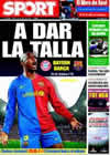 Portada diario Sport del 14 de Abril de 2009