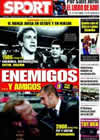 Portada diario Sport del 18 de Abril de 2009