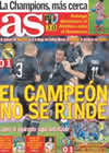 Portada diario AS del 19 de Abril de 2009