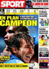 Portada diario Sport del 20 de Abril de 2009