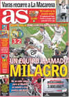 Portada diario AS del 22 de Abril de 2009