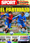 Portada diario Sport del 28 de Abril de 2009