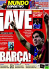 Portada Mundo Deportivo del 28 de Abril de 2009