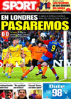 Portada diario Sport del 29 de Abril de 2009