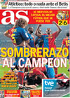 Portada diario AS del 3 de Mayo de 2009