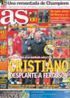 Portada diario AS del 11 de Mayo de 2009