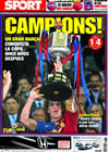 Portada diario Sport del 14 de Mayo de 2009