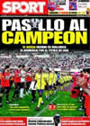 Portada diario Sport del 18 de Mayo de 2009