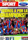 Portada diario Sport del 24 de Mayo de 2009