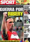 Portada diario Sport del 2 de Junio de 2009