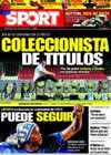 Portada diario Sport del 8 de Junio de 2009