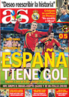 Portada diario AS del 15 de Junio de 2009