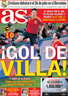 Portada diario AS del 18 de Junio de 2009