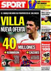 Portada diario Sport del 28 de Junio de 2009