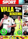 Portada diario Sport del 4 de Julio de 2009