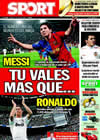 Portada diario Sport del 7 de Julio de 2009